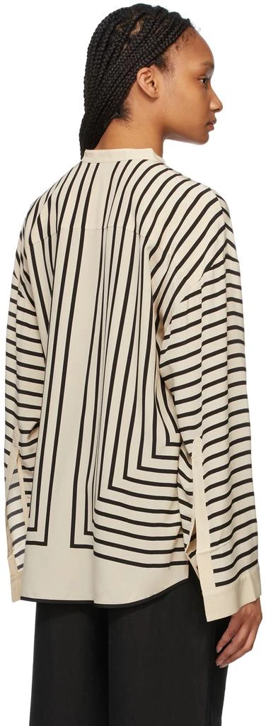 商品Totême|Beige Silk Scarf Shirt,价格¥4691,第3张图片详细描述