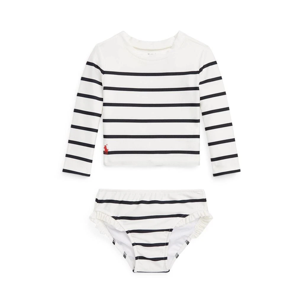 商品Ralph Lauren|Striped Stretch Two-Piece Swimsuit (Infant),价格¥185,第1张图片