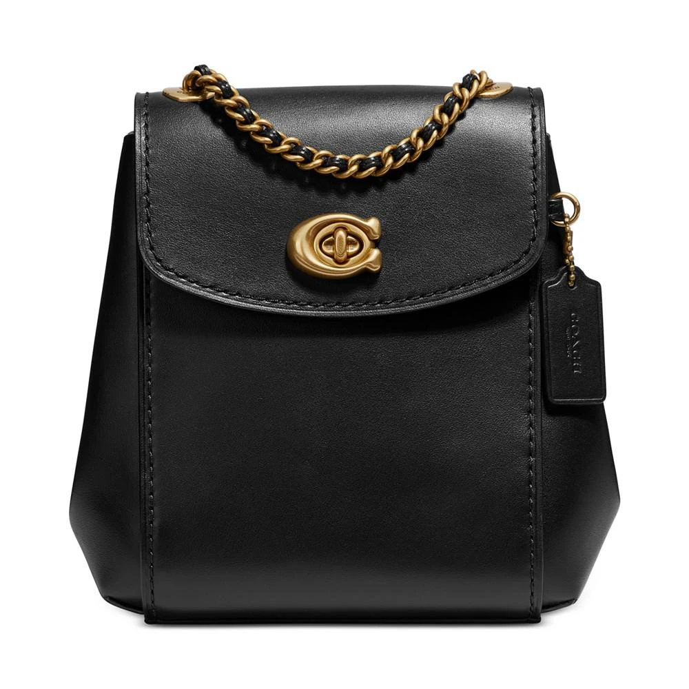 商品Coach|Leather Parker Convertible Mini Backpack,价格¥875,第1张图片