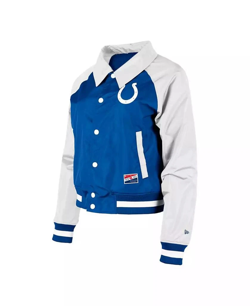 商品New Era|Women's Royal Indianapolis Colts Coaches Raglan Full-Snap Jacket,价格¥561,第3张图片详细描述