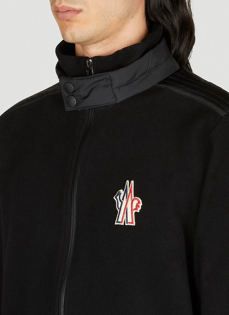 商品Moncler|Logo Embroidery Zip-Up Cardigan,价格¥3312,第5张图片详细描述