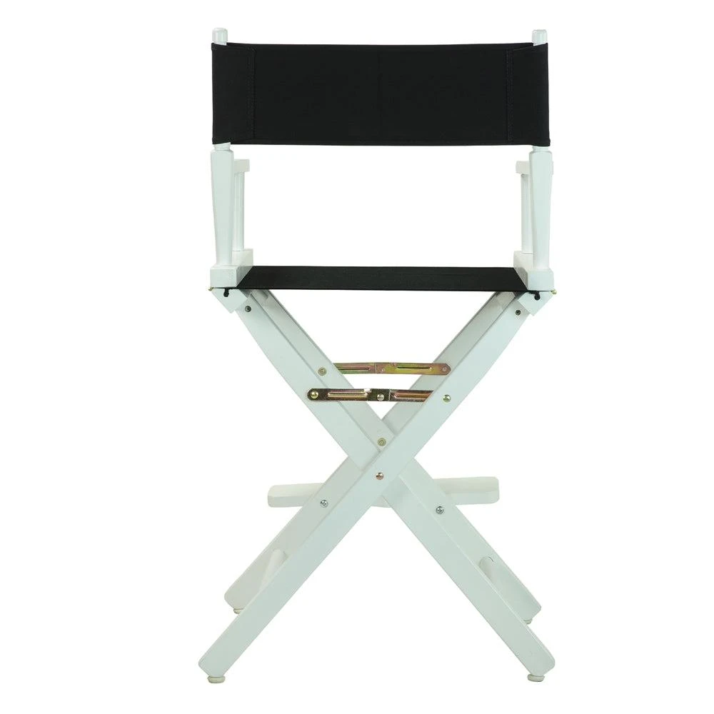 商品Casual Home|24" Director's Chair White Frame-Black Canvas,价格¥1035,第4张图片详细描述