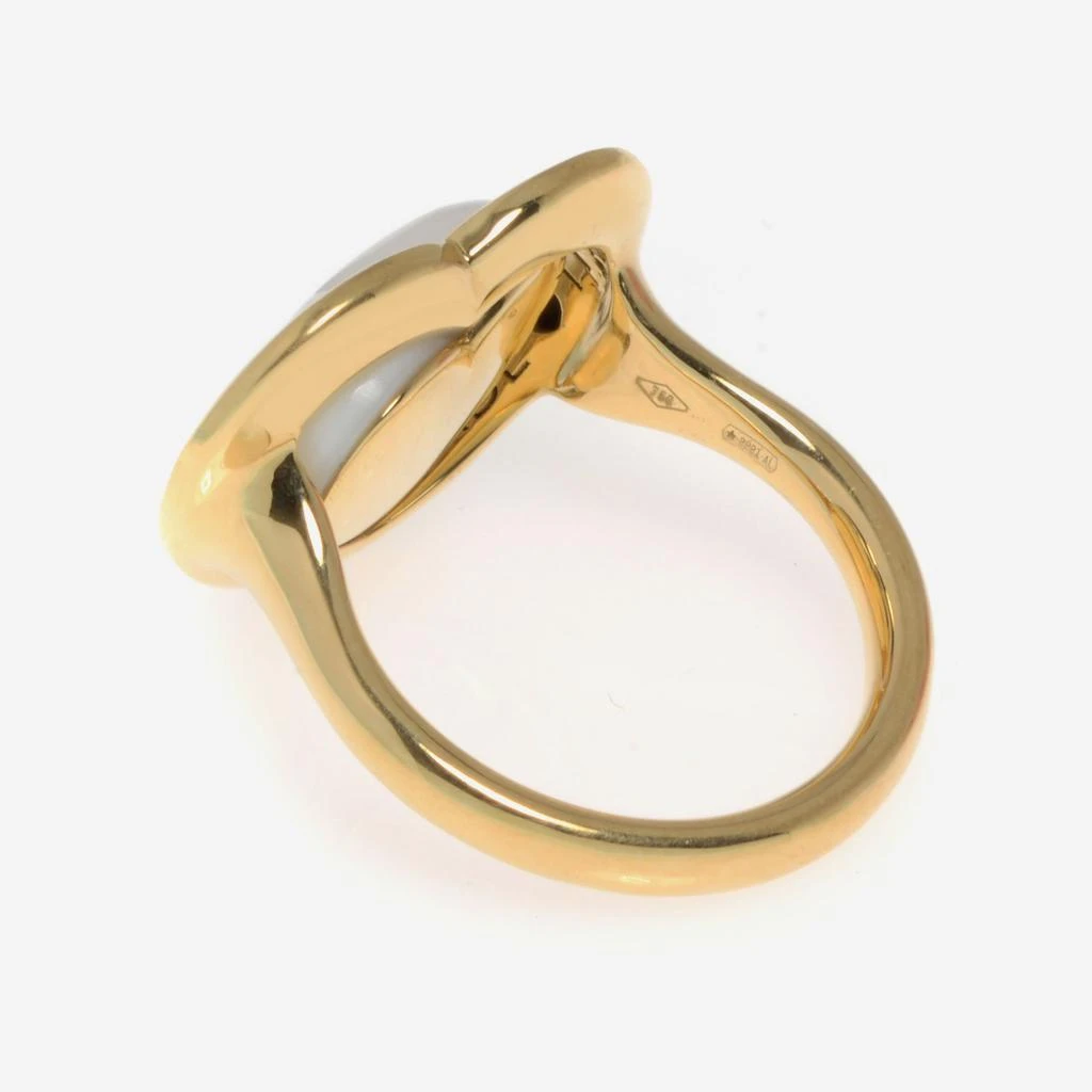 商品Mimi Milano|Mimi Milano  18K Yellow Gold And White Quartzite Spinning Heart Cocktail Ring ALM308G8Q165,价格¥7385,第3张图片详细描述