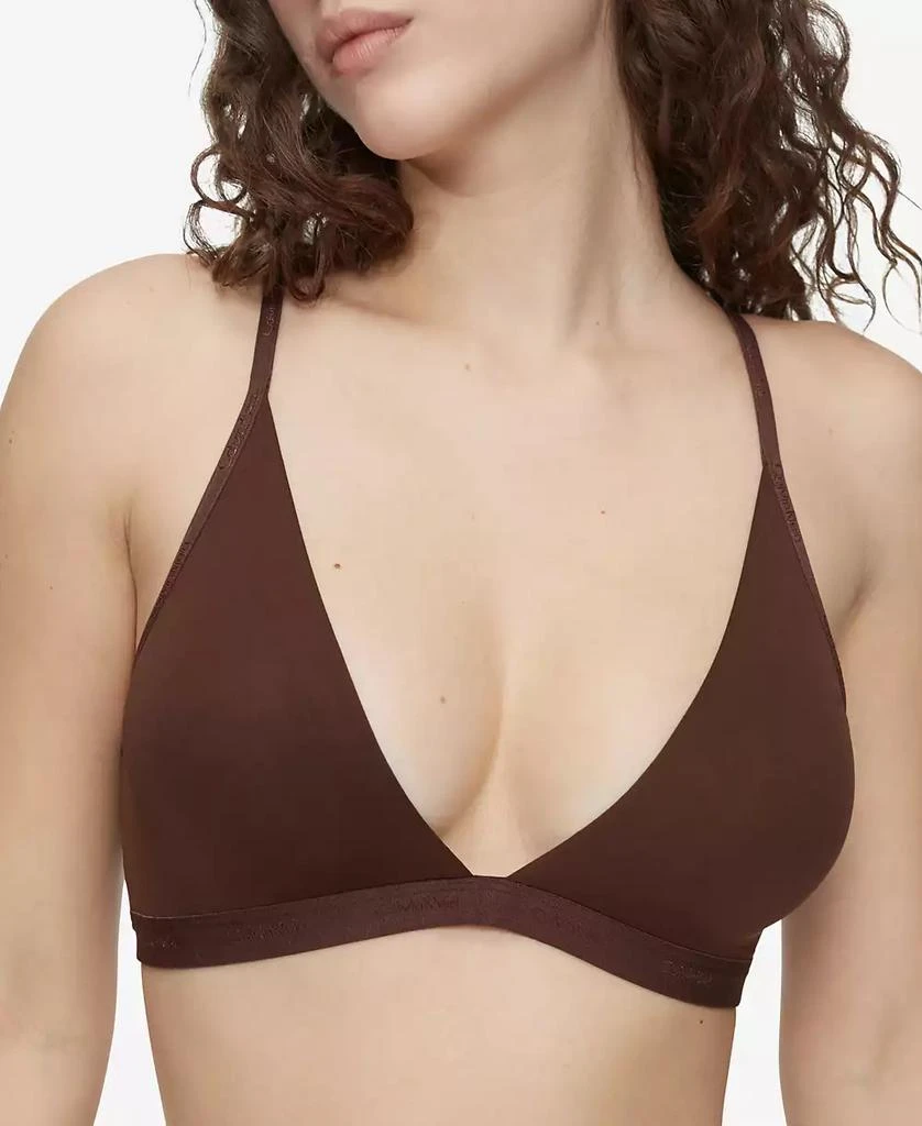 商品Calvin Klein|Women's Form To Body Lightly Lined Triangle Bralette QF6758,价格¥159,第3张图片详细描述