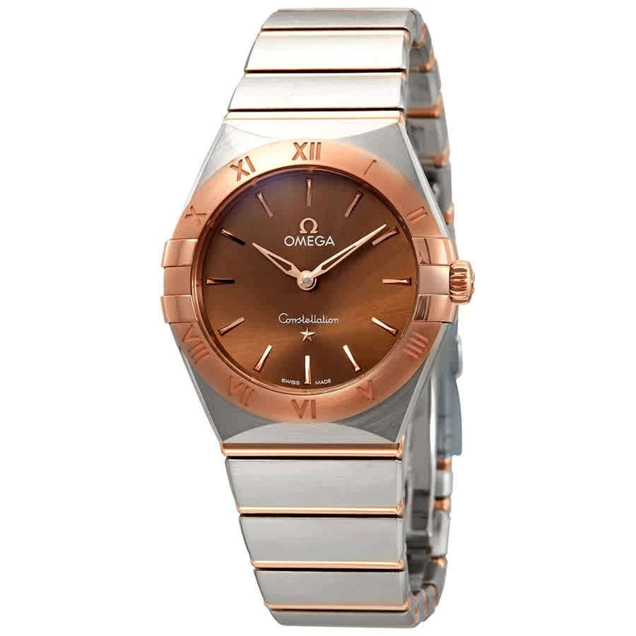 商品Omega|Constellation Manhattan Sun-brushed Brown Dial Ladies Watch 131.20.28.60.13.001,价格¥26669,第1张图片