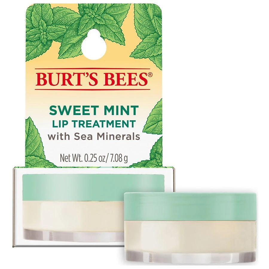 商品Burt's Bees|100% Natural Origin Lip Treatment with Sea Minerals Sweet Mint,价格¥84,第1张图片