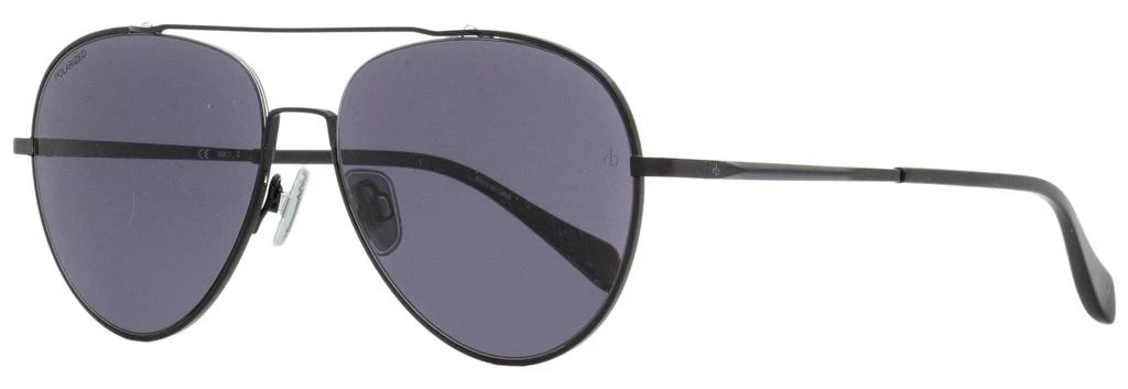 商品Rag & Bone|Rag & Bone Unisex Polarized Sunglasses RNB1036GS 807M9 Black 58mm,价格¥362,第1张图片