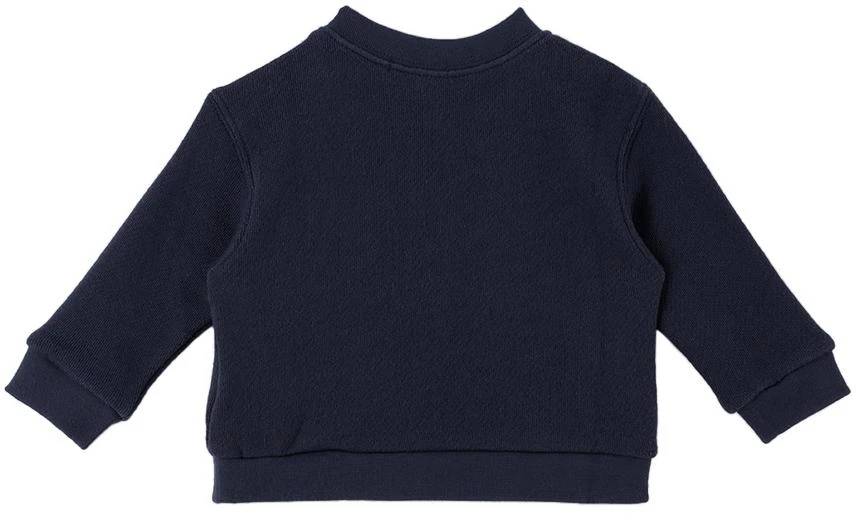 商品Palm Angels|Baby Navy Cotton Sweatshirt,价格¥943,第2张图片详细描述