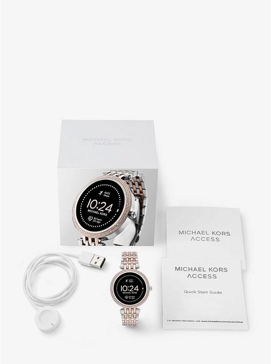 商品Michael Kors|Gen 5E Darci Pavé Two-Tone Smartwatch,价格¥2632,第6张图片详细描述