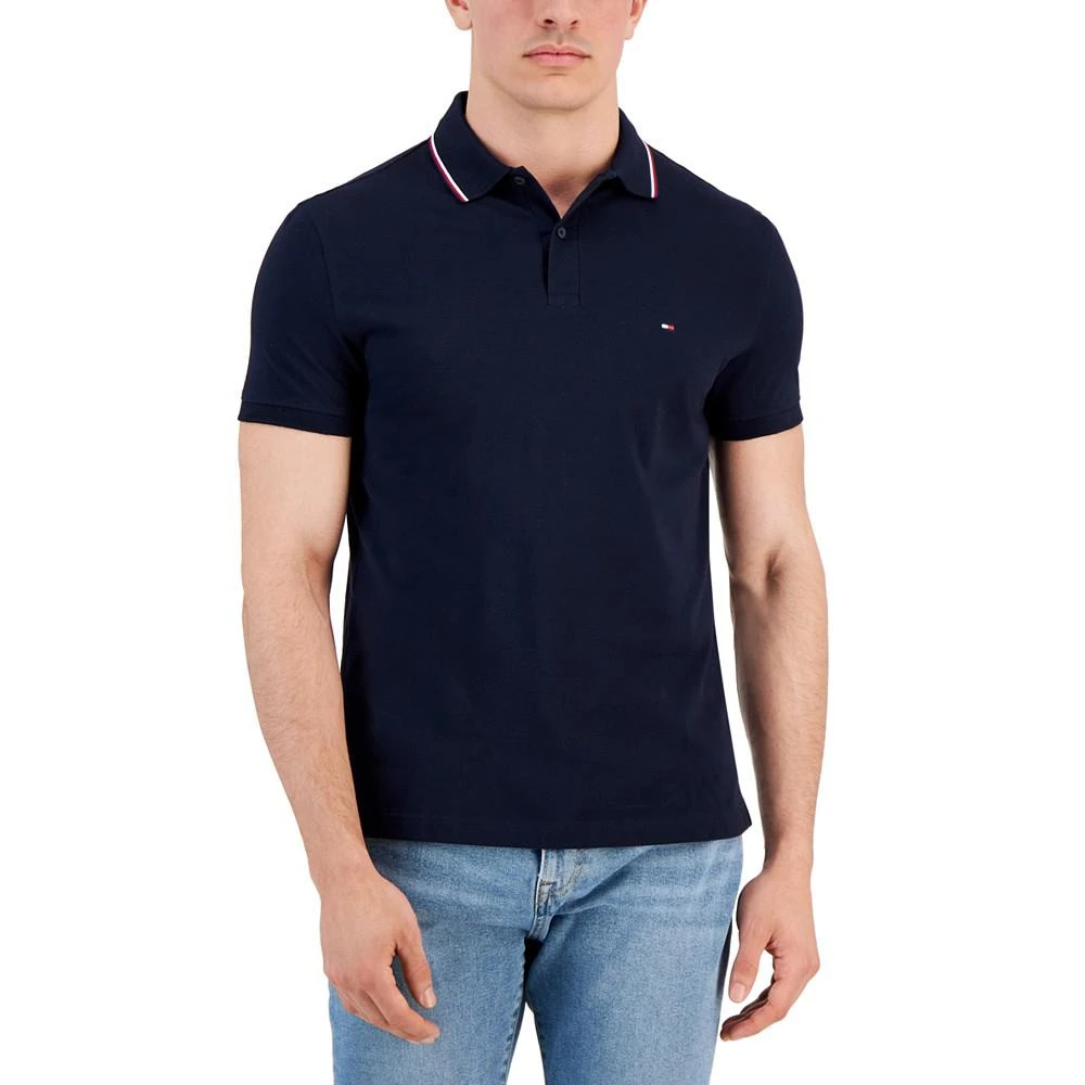 商品Tommy Hilfiger|Men's Under Collar Regular Fit Polo,价格¥346,第1张图片