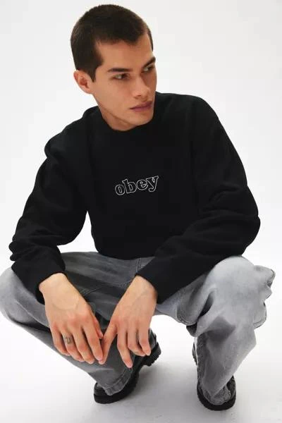 商品Obey|OBEY Biggs Graphic Crew Neck Sweatshirt,价格¥449,第1张图片