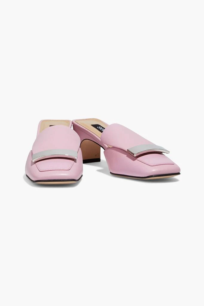 商品Sergio Rossi|sr1 leather mules,价格¥1192,第2张图片详细描述