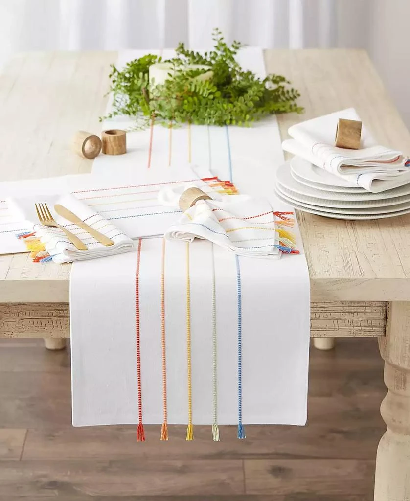 Stripe Tassel Placemat Set of 4 商品
