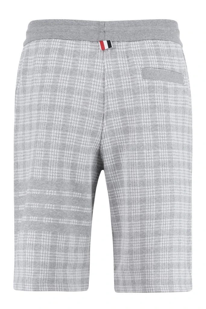 商品Thom Browne|Thom Browne Checked Cotton Shorts,价格¥3482,第2张图片详细描述
