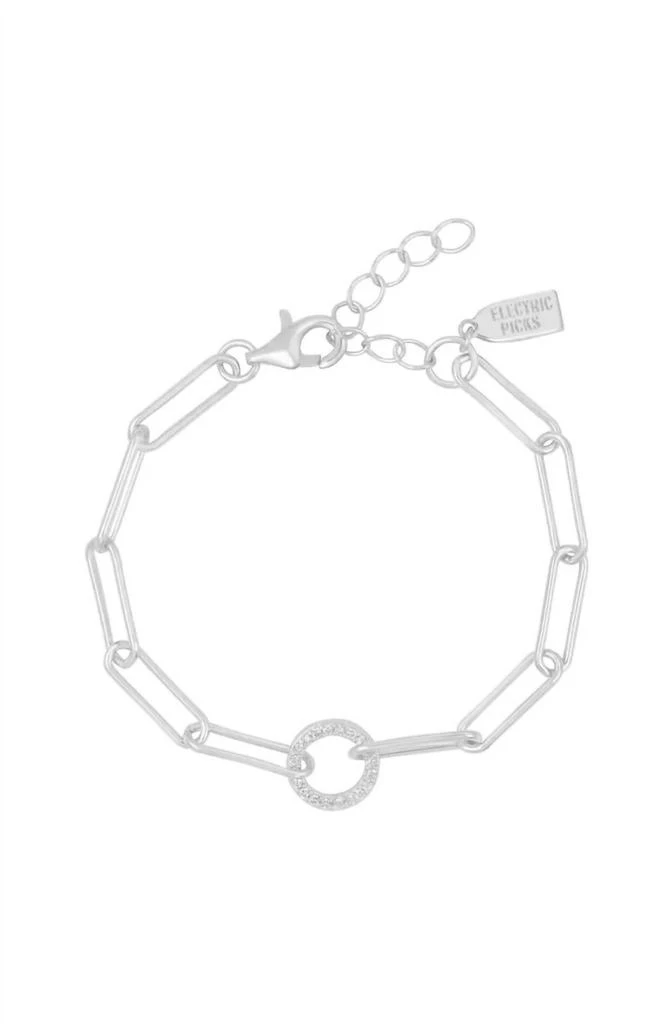商品ELECTRIC PICKS|Women's Jade Necklace In Silver,价格¥470,第2张图片详细描述