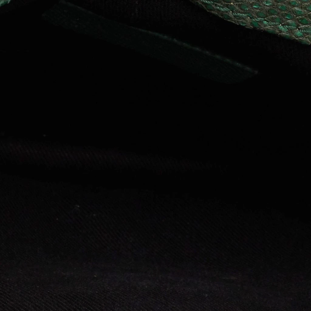 Bvlgari Green/Black Karung Serpenti Forever Shoulder Bag 商品
