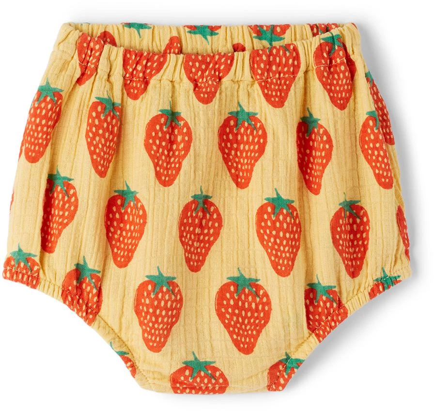 商品BOBO CHOSES|Baby Yellow Strawberry All-Over Bloomers,价格¥176,第1张图片