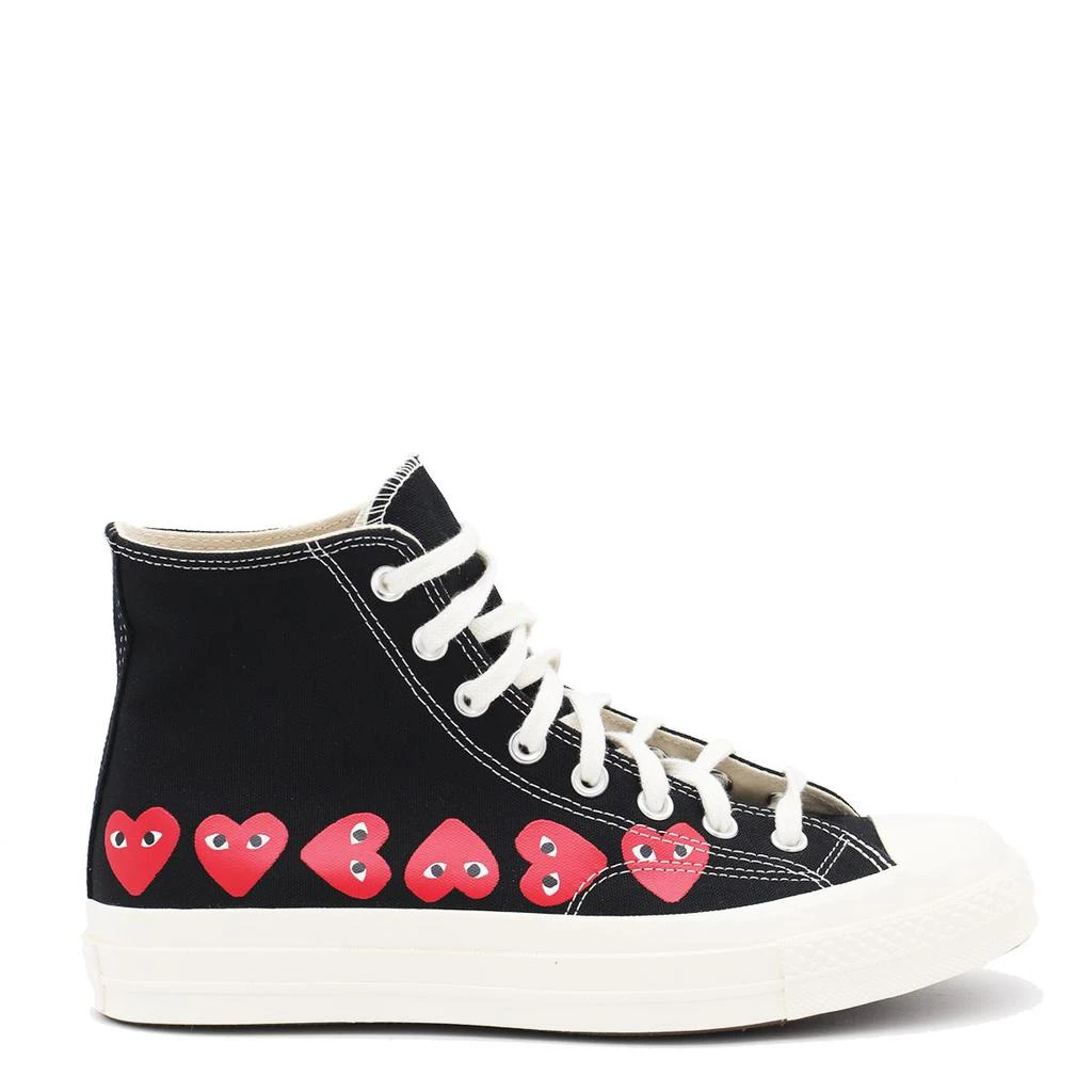 商品Comme des Garcons|Comme Des Garcons Play Converse Sneakers Black,价格¥995,第1张图片