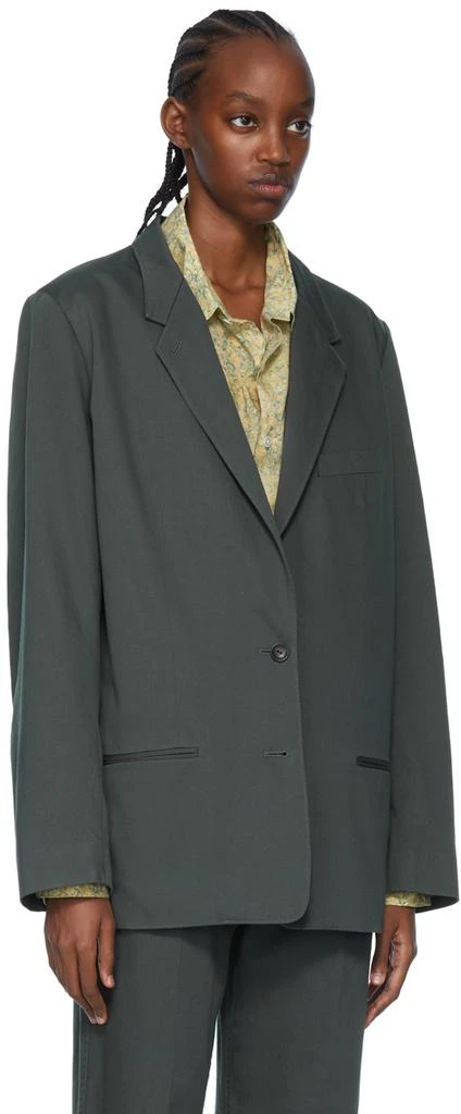 商品Lemaire|Green Cotton Blazer,价格¥1920,第2张图片详细描述