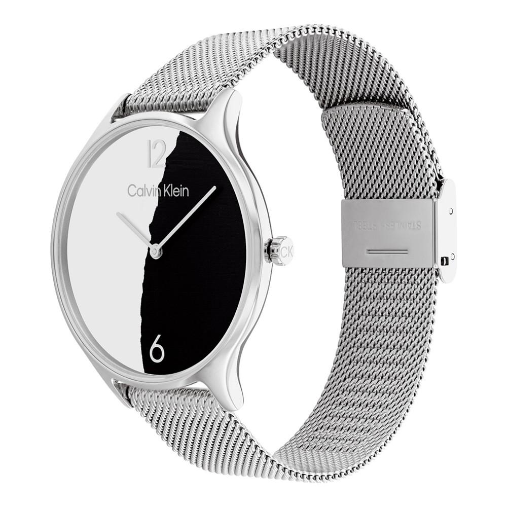 Stainless Steel Mesh Bracelet Watch 38mm商品第2张图片规格展示