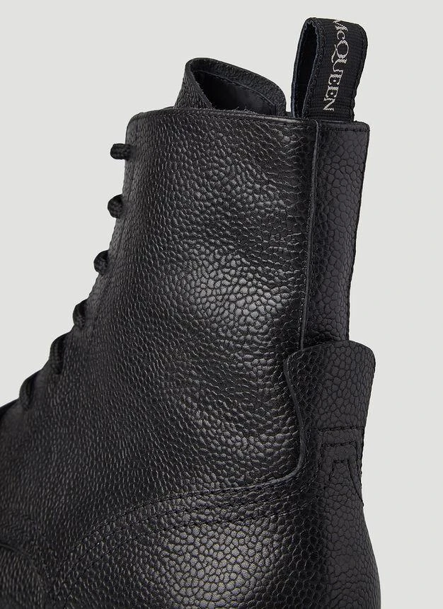 商品Alexander McQueen|Worker Lace-Up Boots in Black,价格¥5038,第5张图片详细描述