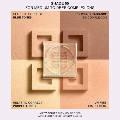商品Givenchy|Mini Prisme Libre Illuminating & Color Correcting Loose Powder,价格¥241,第4张图片详细描述