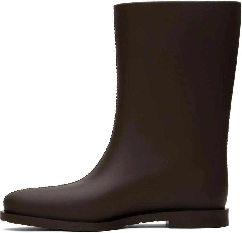 TOTEME Brown 'The Rain Boot' Boots from merchant SSENSE