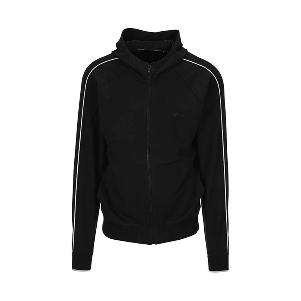 商品ZZEGNA|Z Zegna 黑色男士卫衣/帽衫 VU451-Z859-K09,价格¥3074,第1张图片