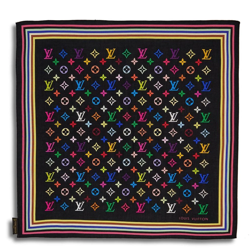 商品Louis Vuitton|Louis Vuitton Taksashi Murakami More Monogram Bandana,价格¥3307,第1张图片