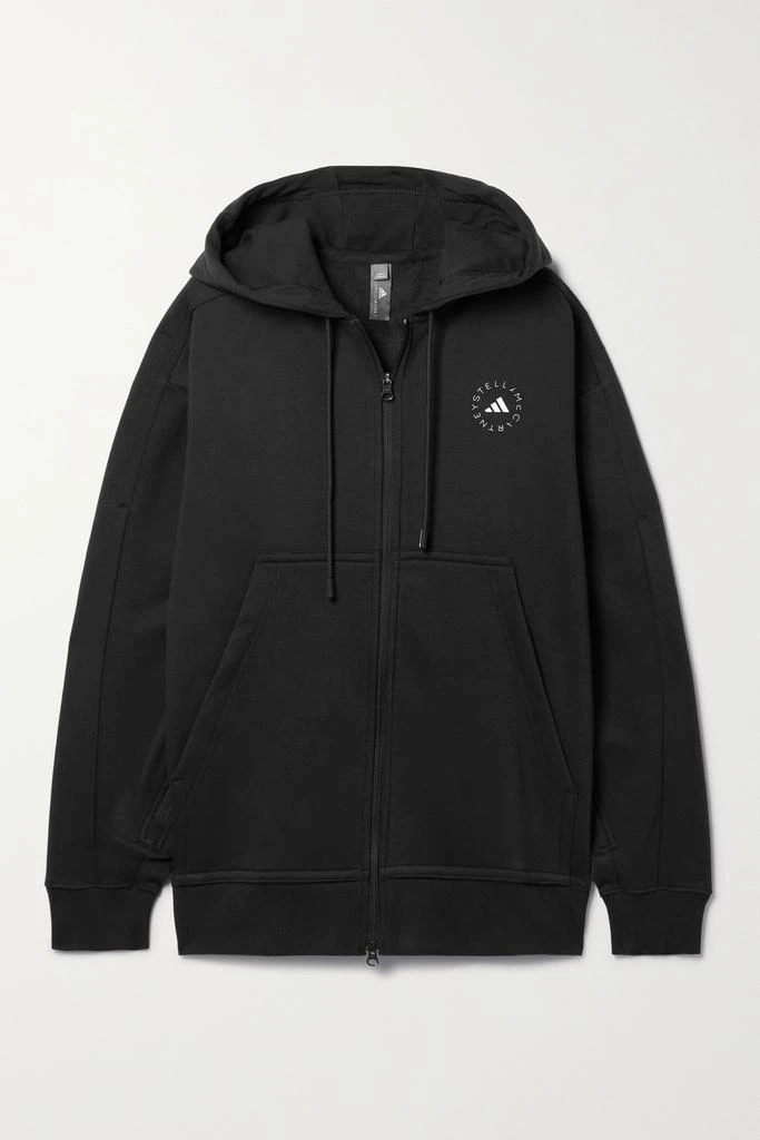 商品Adidas|大廓形印花有机棉质混纺平纹布 T 恤,价格¥709,第1张图片
