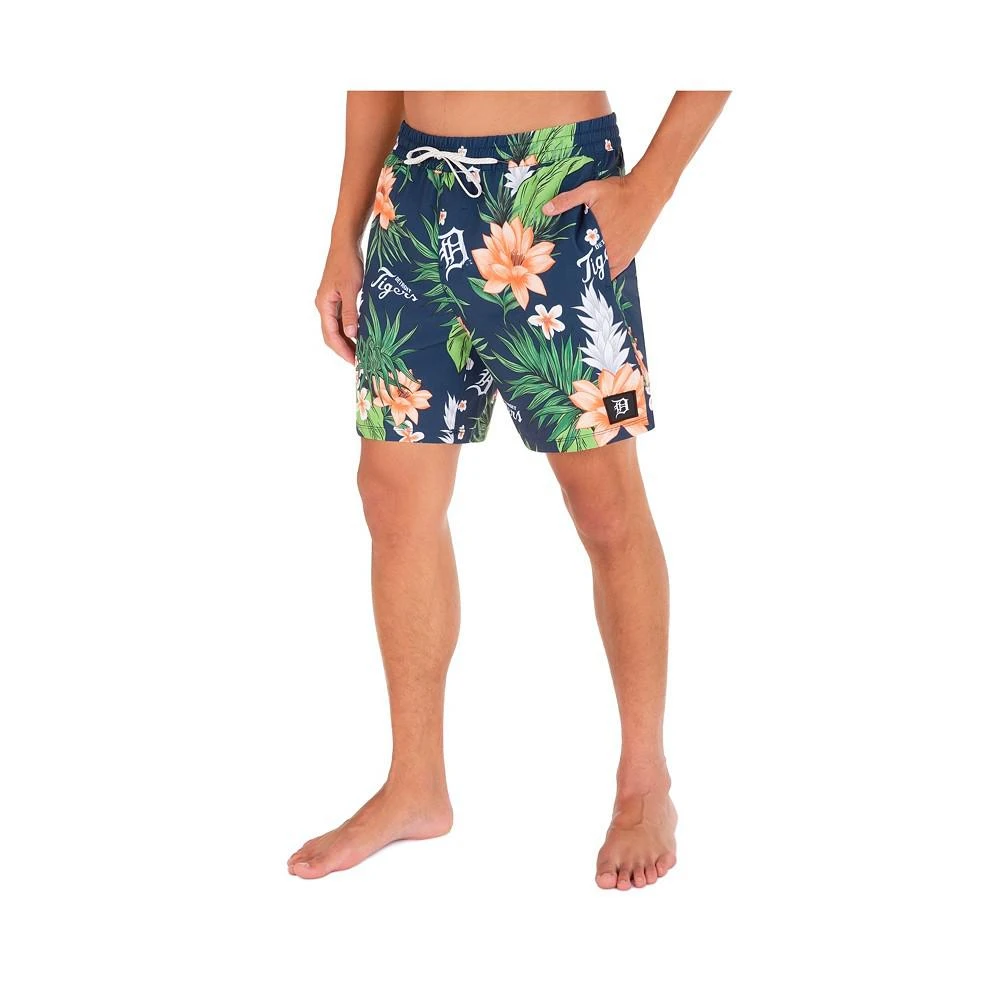 商品Hurley|Men's Detroit Tigers Cannonball Tropics Swim Trunks,价格¥414,第3张图片详细描述