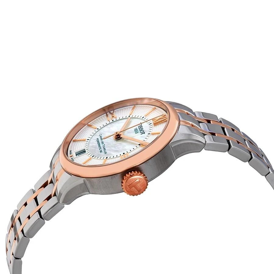 商品Tissot|天梭女款机械腕表80小时动力储存 32mm T099.207.22.118.02,价格¥2424,第2张图片详细描述