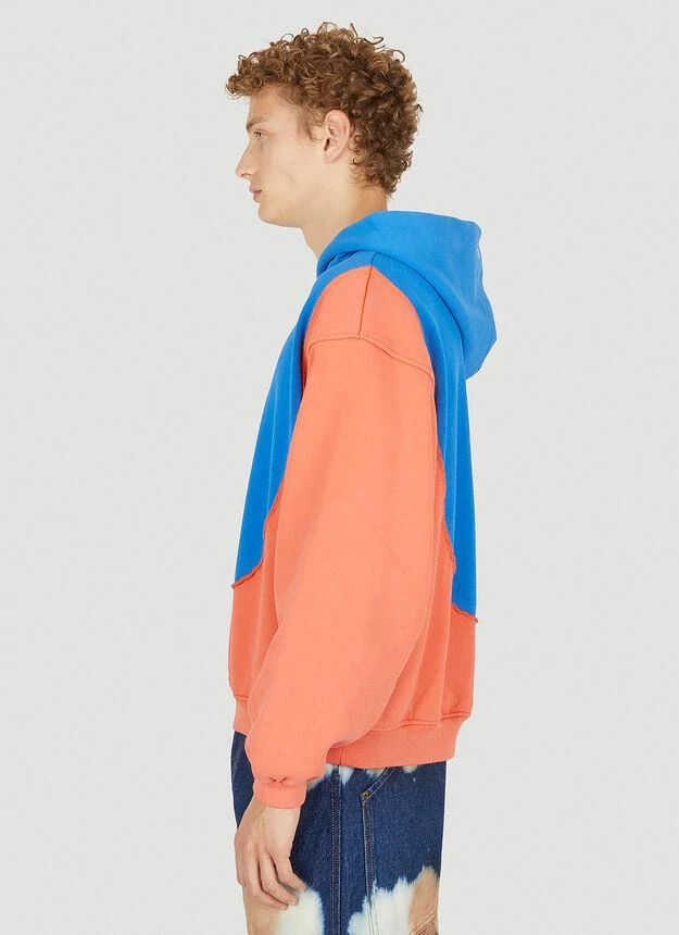 商品ERL|Swirl Hooded Sweatshirt in Blue,价格¥739,第3张图片详细描述