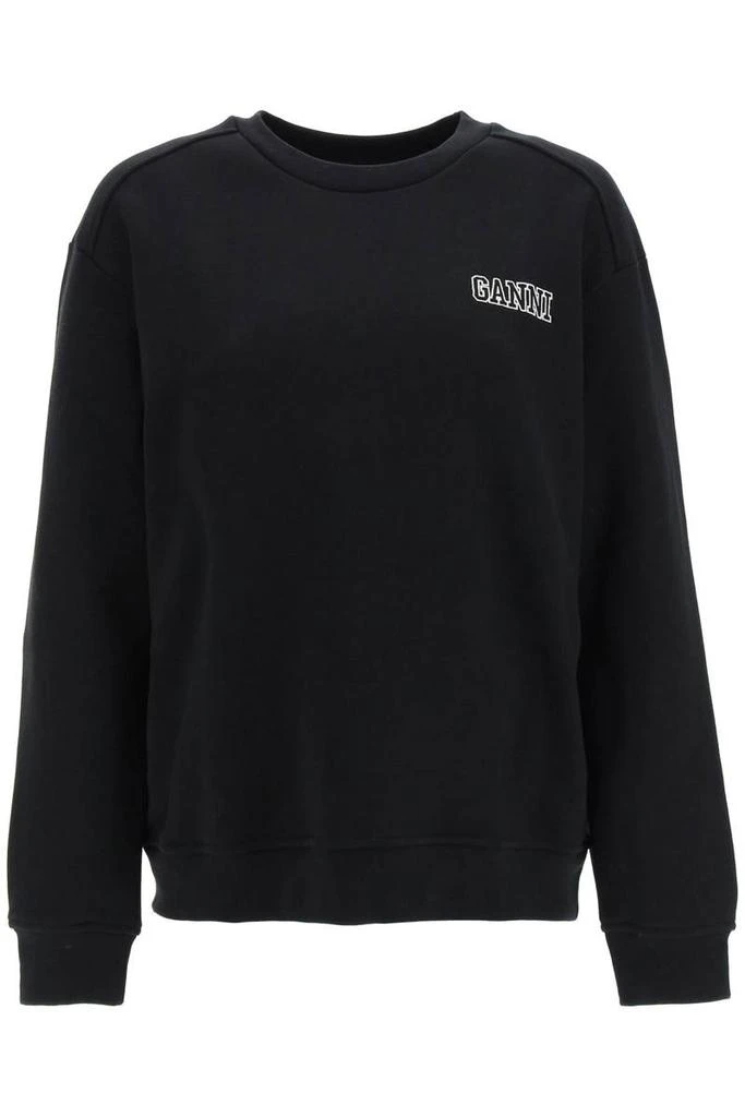 商品Ganni|Ganni logo embroidered isoli sweatshirt,价格¥910,第1张图片