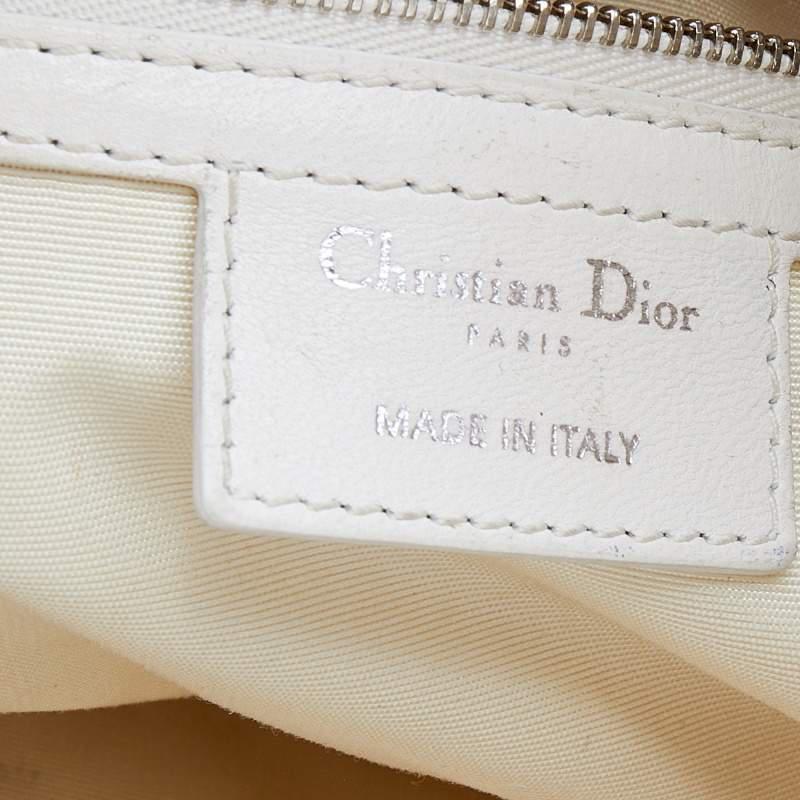 Dior White Cannage Leather Chri Chri Tote商品第9张图片规格展示