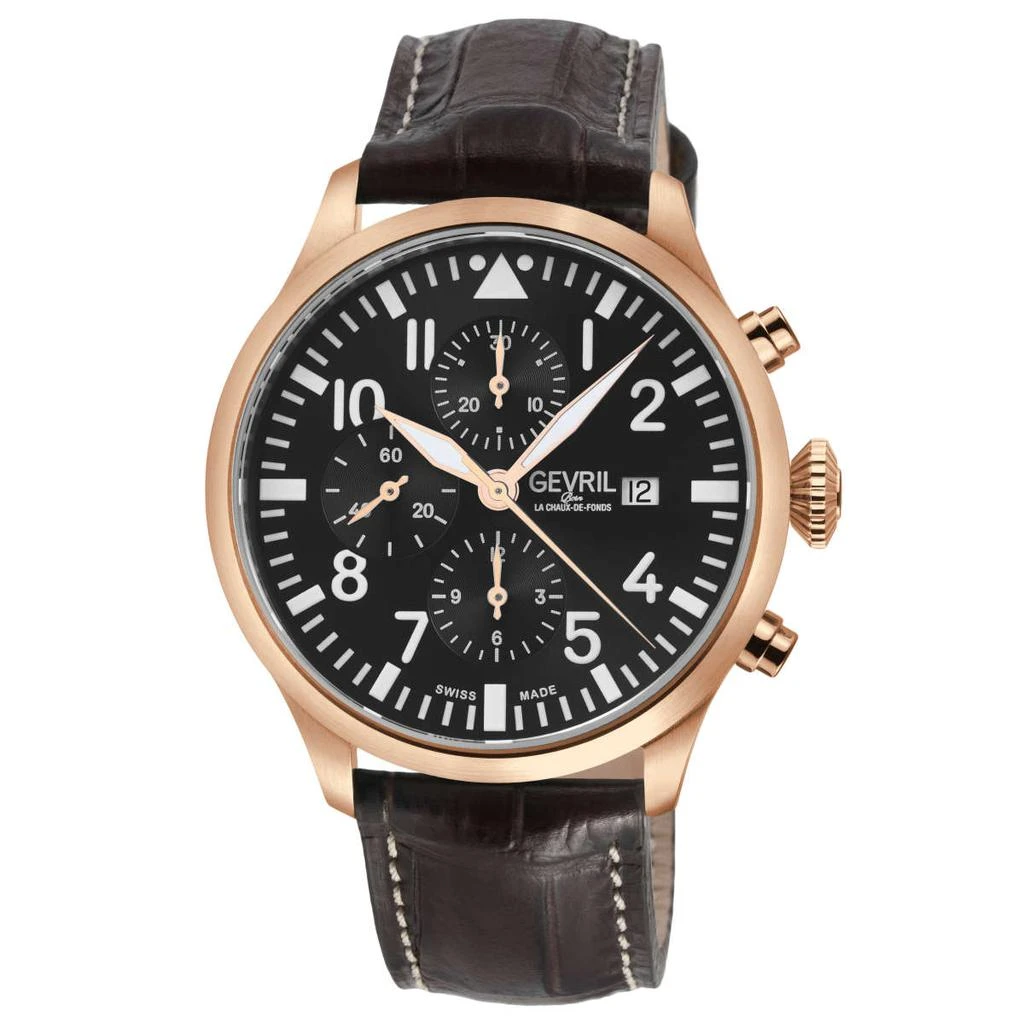 商品Gevril|Gevril Vaughn Men's Automatic Watch,价格¥15055,第1张图片