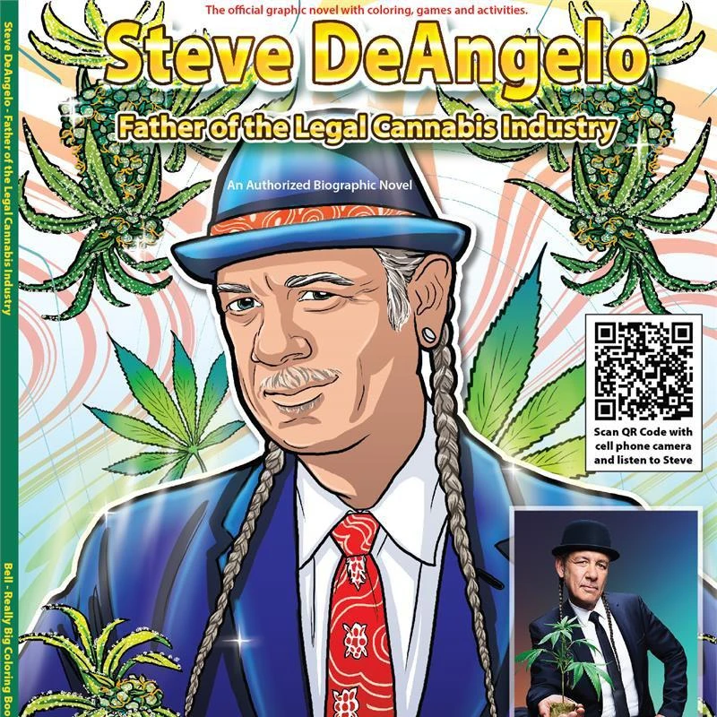 商品Really Big Coloring Books|Steve DeAngelo Father of the Legal Cannabis Industry Coloring Book 8.5 x 11,价格¥76,第1张图片