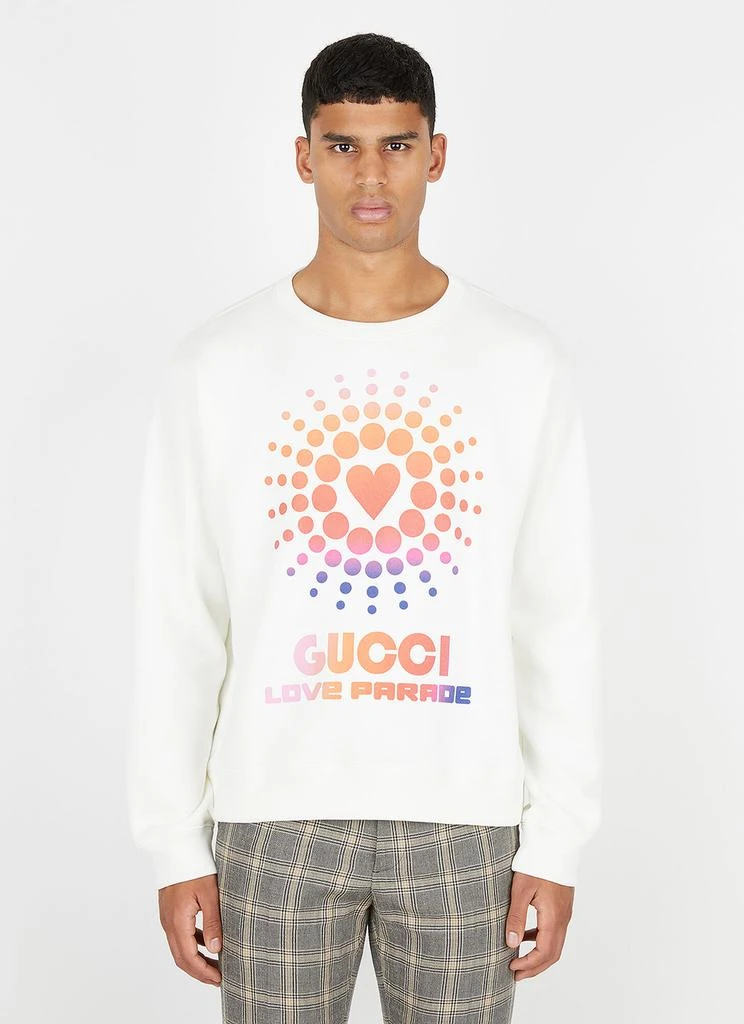 商品Gucci|Felted Love Parade Sweatshirt,价格¥2841,第1张图片