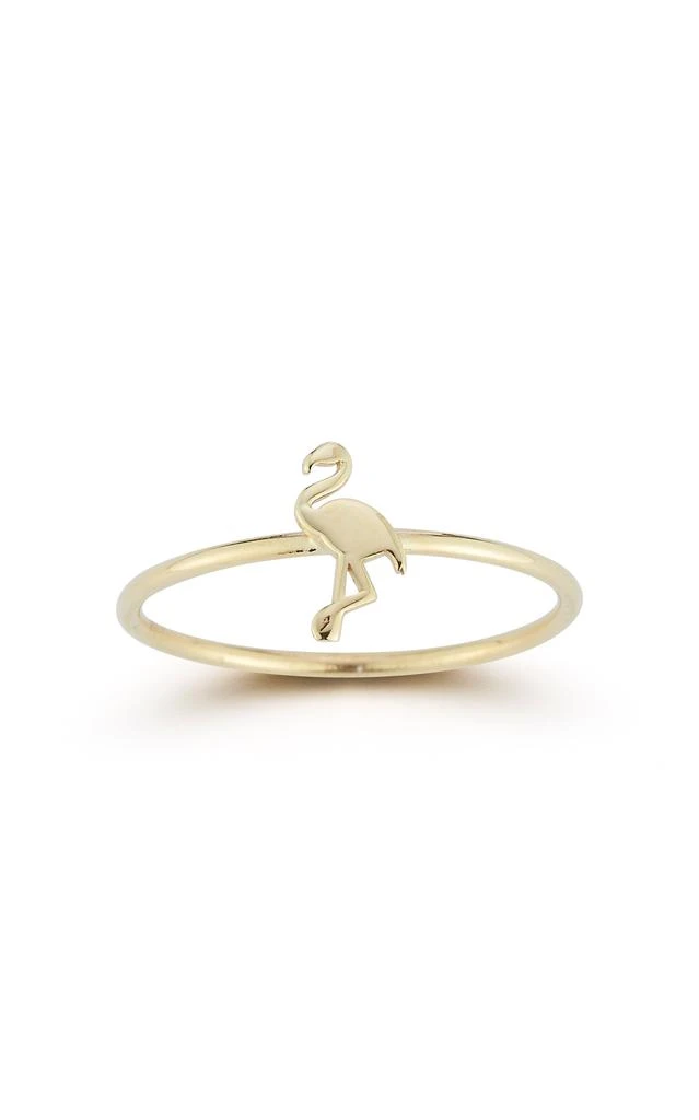 商品Ember Fine Jewelry|14K Gold Flamingo Ring,价格¥877,第1张图片