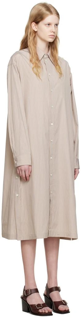 商品Lemaire|Beige Playful Buttoned Shirt Midi Dress,价格¥1886,第2张图片详细描述