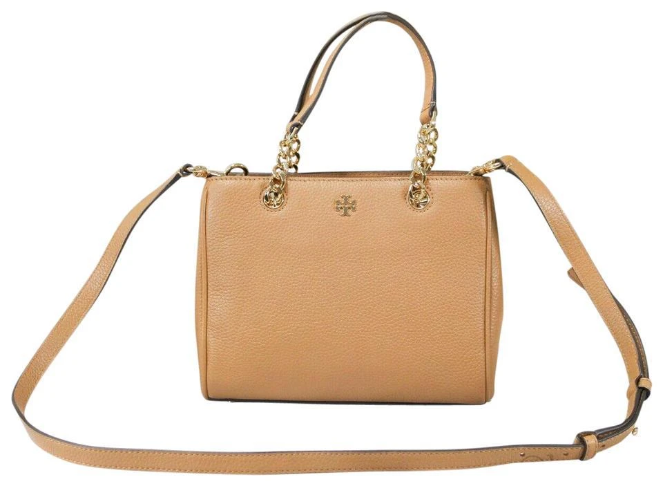 商品Tory Burch|Tory Burch Carter Small Pebbled Leather Crossbody Bag Tote Handbag,价格¥3114,第1张图片