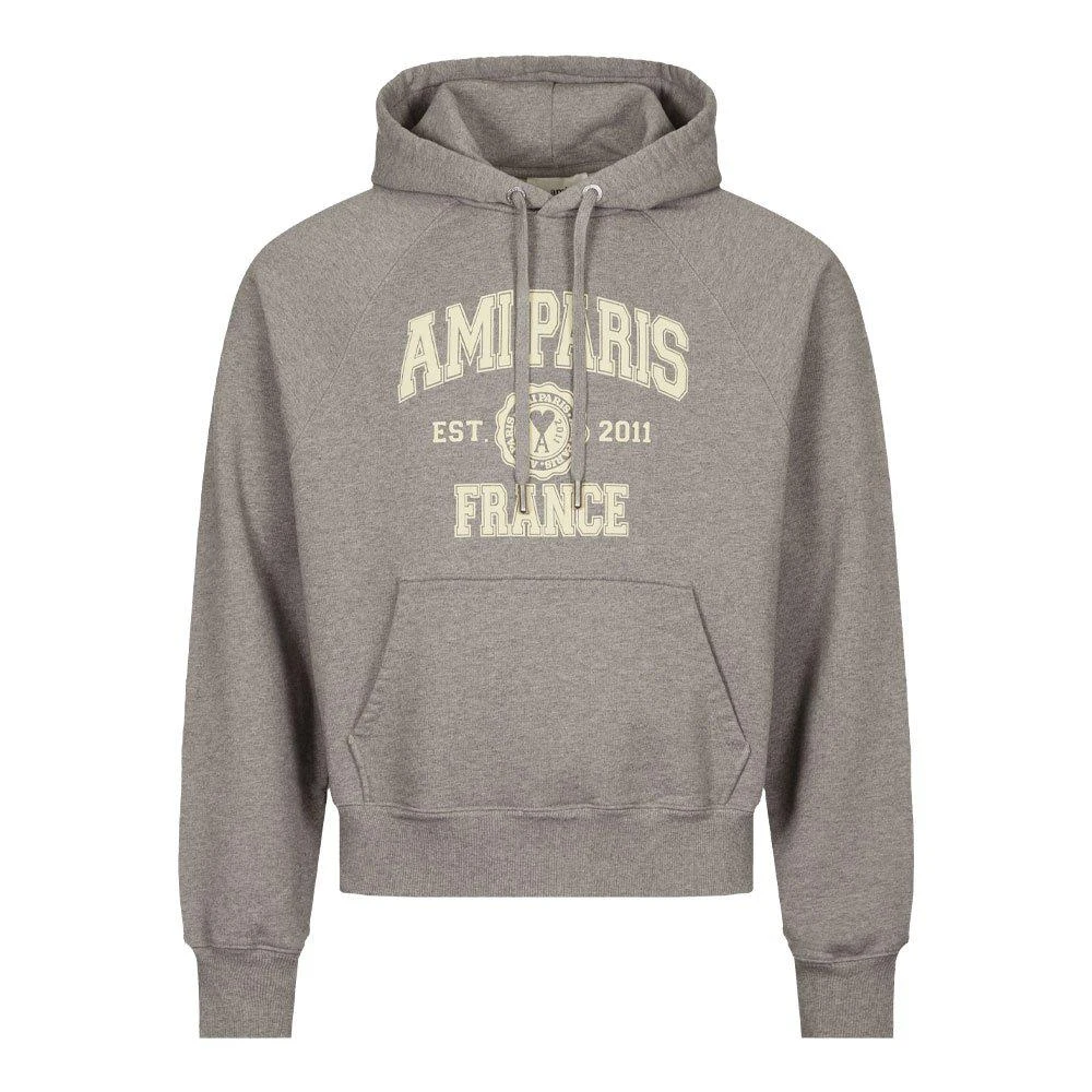 商品AMI|Ami Paris Ami Paris FR Hoodie - Heather Grey,价格¥2455,第1张图片