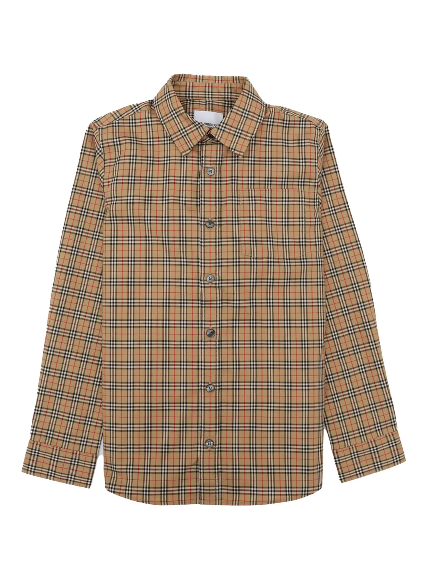 商品【商品预售7天】 Burberry|Burberry 男童衬衫 8042957A7028ARCHIVEBEIGEIPCHK 米白色,价格¥798,第1张图片