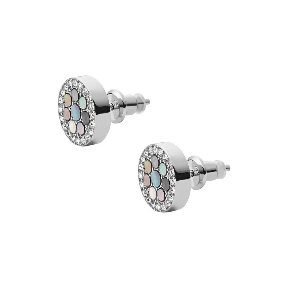 商品Fossil|Val Mosaic Mother of Pearl Stud Earring,价格¥339,第2张图片详细描述