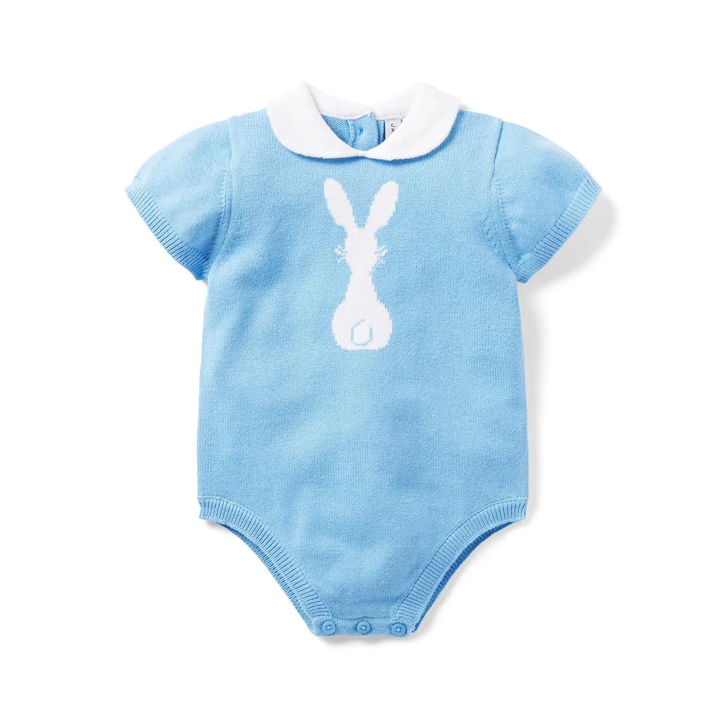 商品Janie and Jack|Bunny Intarsia Bubble (Infant),价格¥162,第1张图片