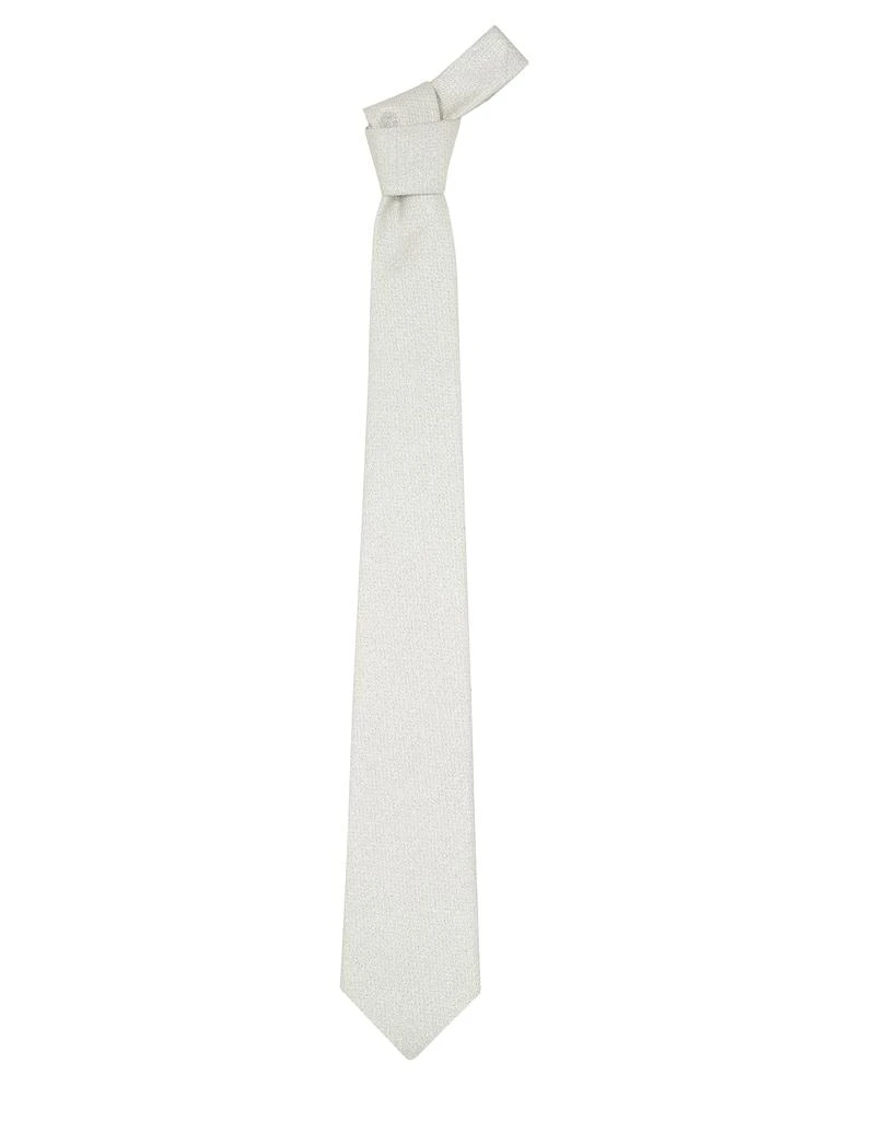 商品Marina D'Este 东海岸|White Lurex Silk Tie,价格¥143,第2张图片详细描述
