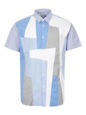 商品Comme des Garcons|Short Sleeve Shirt - Blue,价格¥923,第4张图片详细描述