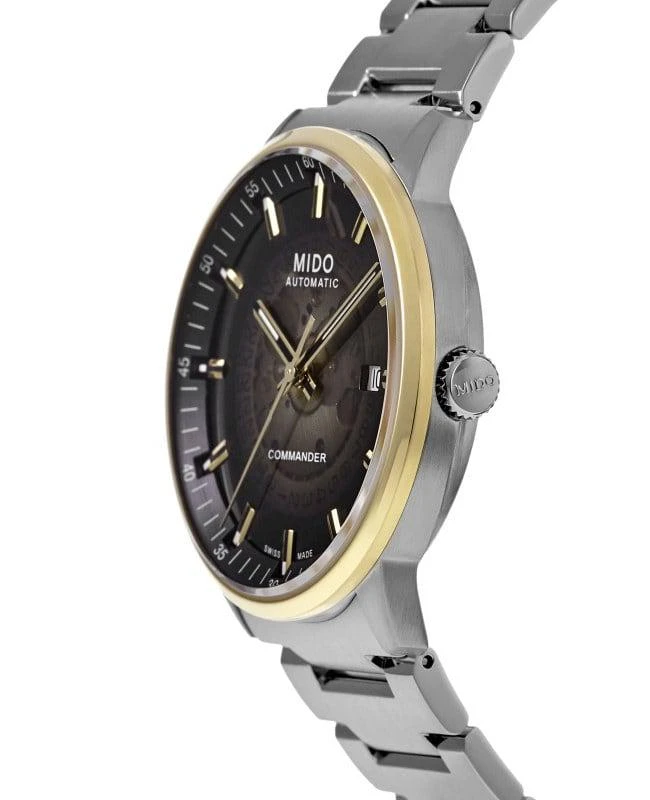 商品MIDO|Mido Commander Gradient Black Dial Stainless Steel Men's Watch M021.407.21.411.00,价格¥5875,第3张图片详细描述