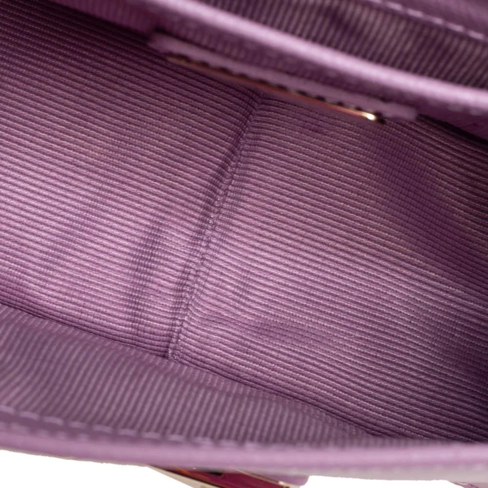 Furla Lavender Leather Mini Metropolis Chain Crossbody Bag 商品