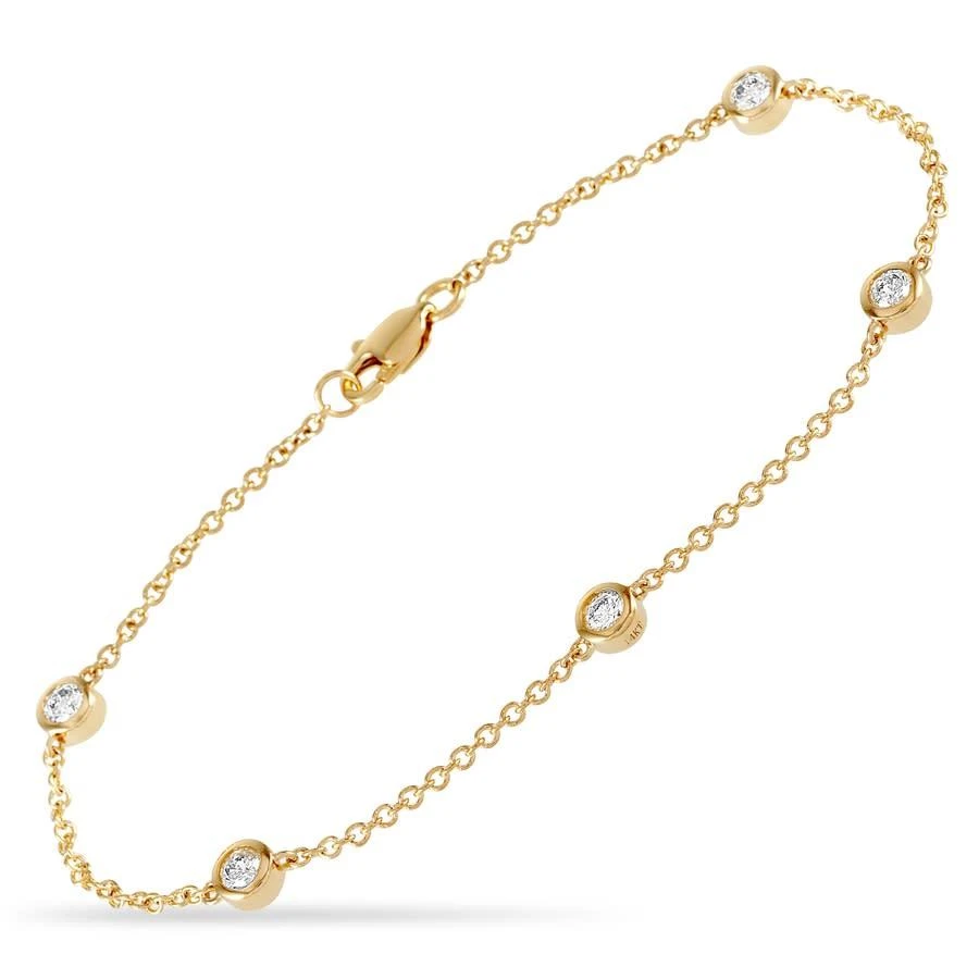 商品LB Exclusive|14K Yellow Gold 0.50ct Diamond Bracelet,价格¥5645,第1张图片